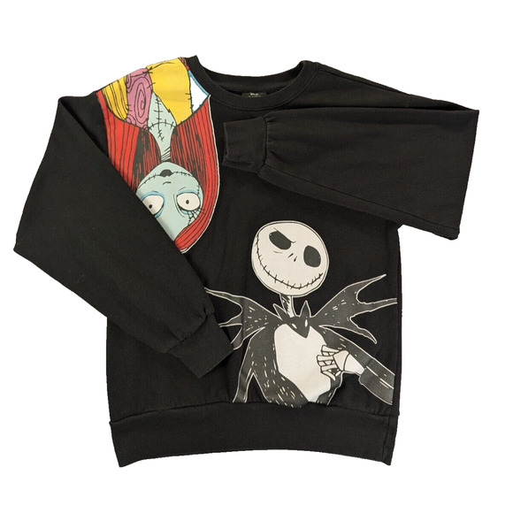 Nightmare Before Christmas Sweater Small Women's Disney Graphic "Jack & Sally" - Picture 1 of 8